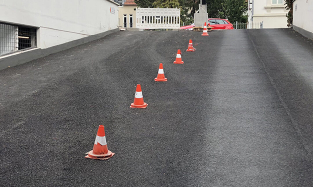 Tiefgaragen-Rampenabdichtung eines Modehauses in Gütersloh