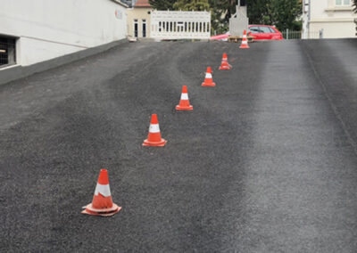 Tiefgaragen-Rampenabdichtung eines Modehauses in Gütersloh