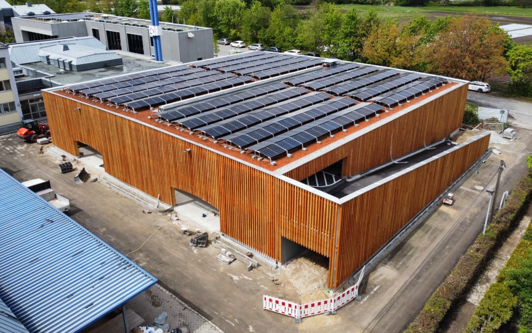 Neubau Holzparkhaus für das Bauindustriezentrum Nürnberg